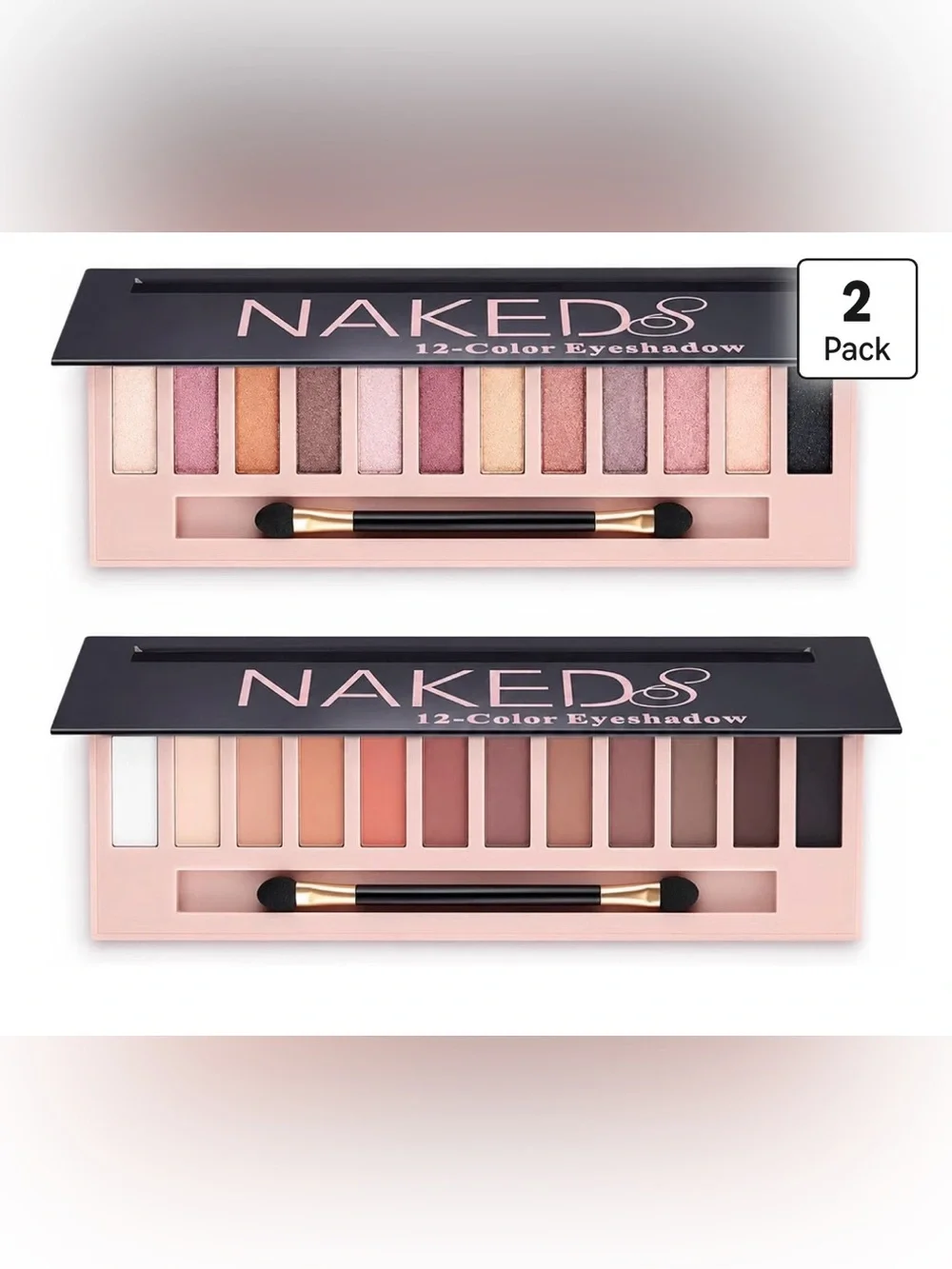 Sulily 12 Colors Naked Eyeshadow Palette-Nude Matte Shimmer Smokey Glitter